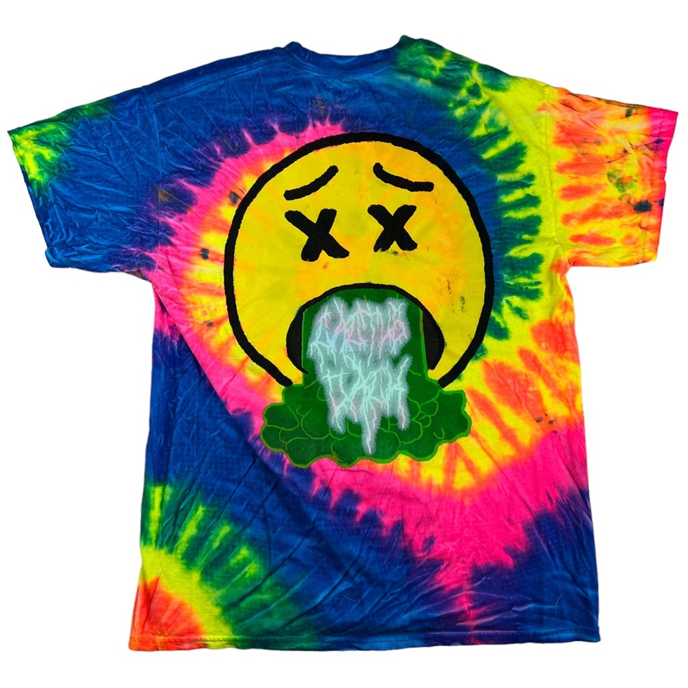 Travis Scott Astroworld Sicko Mode T-Shirt Men's Large L Tie Dye Like A Light